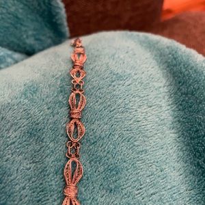 Vintage Sterling silver filigree bracelet from Mexico